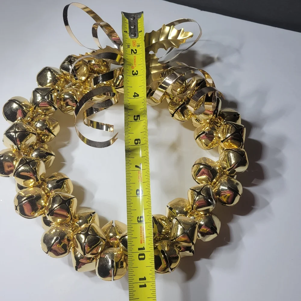 Rustic Jingle Bells Christmas Wreath